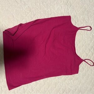 Time and Tru Pink Sleeveless Fitted Camisole